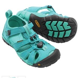 Keen Kids 1012555 Seacamp II CNX-Y Baltic Caribbean Washable Shoes Sandals